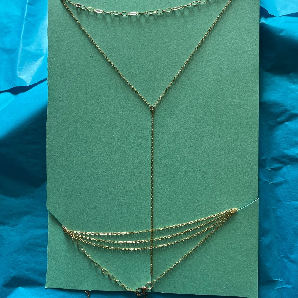 14K GOLD FILLED BODY CHAIN